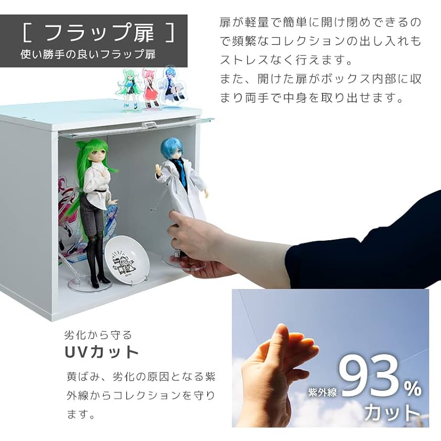 Amazon｜【2個セット】 コレクションケース キューブボックスα